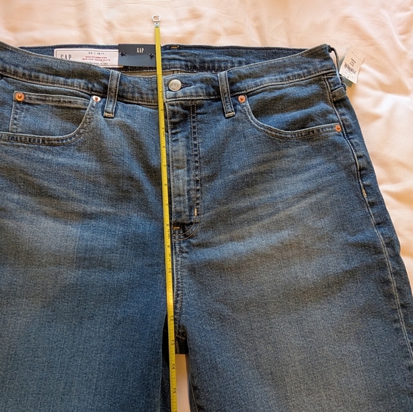 GAP High Rise kick Fit Size 33 / 16 Tall NWT - Picture 5 of 8